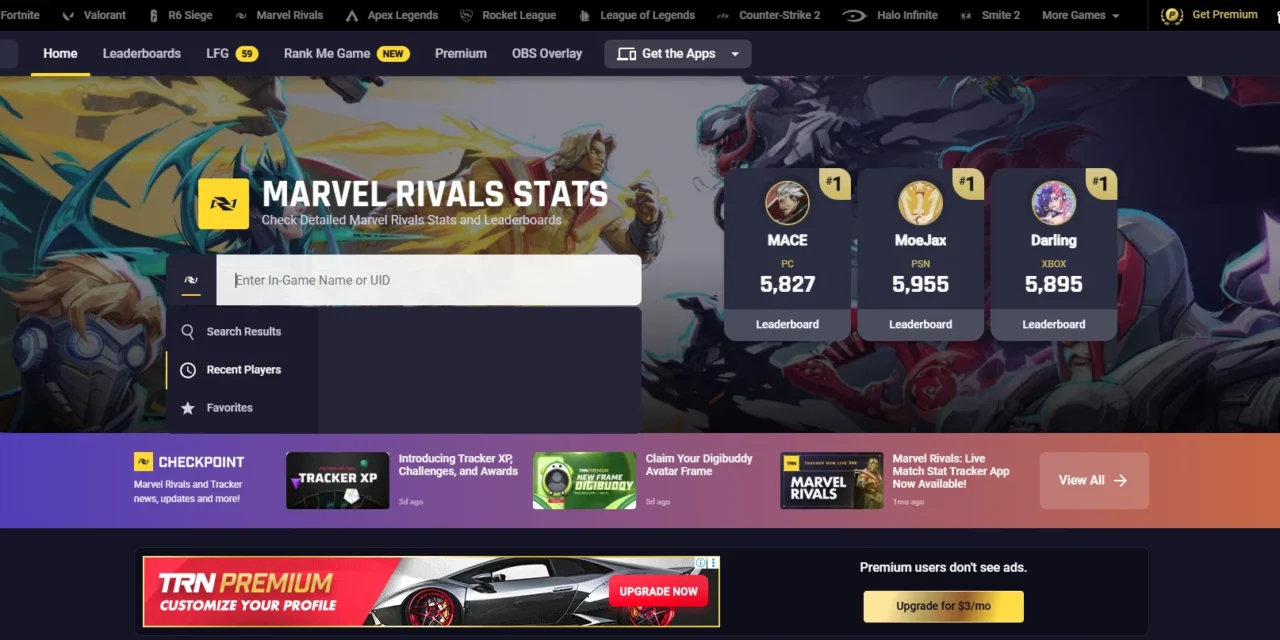 Marvel Rivals Tracker: The Ultimate Tool to Track Stats, Improve Performance, and Conquer the Meta